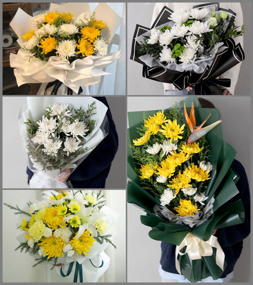 江西赣州章贡区水南镇高楼村白事花束代送